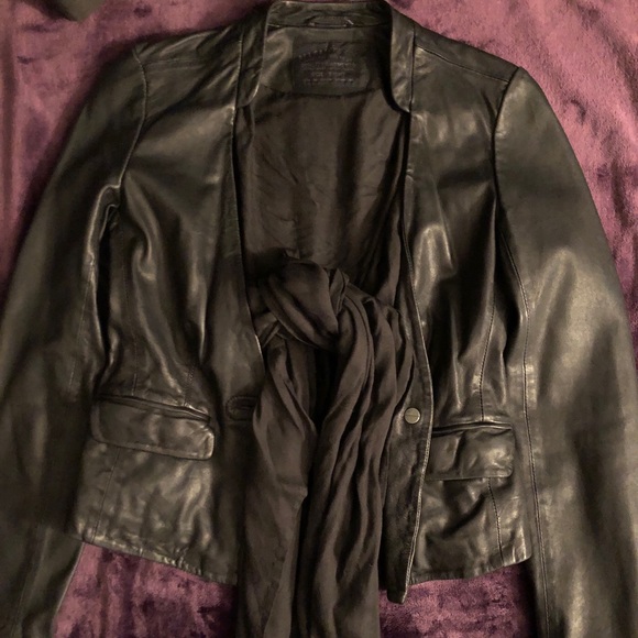 All Saints Leather Jacket - Picture 2 of 10